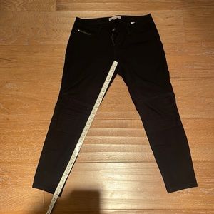 Banana republic moto skinny crop size 2